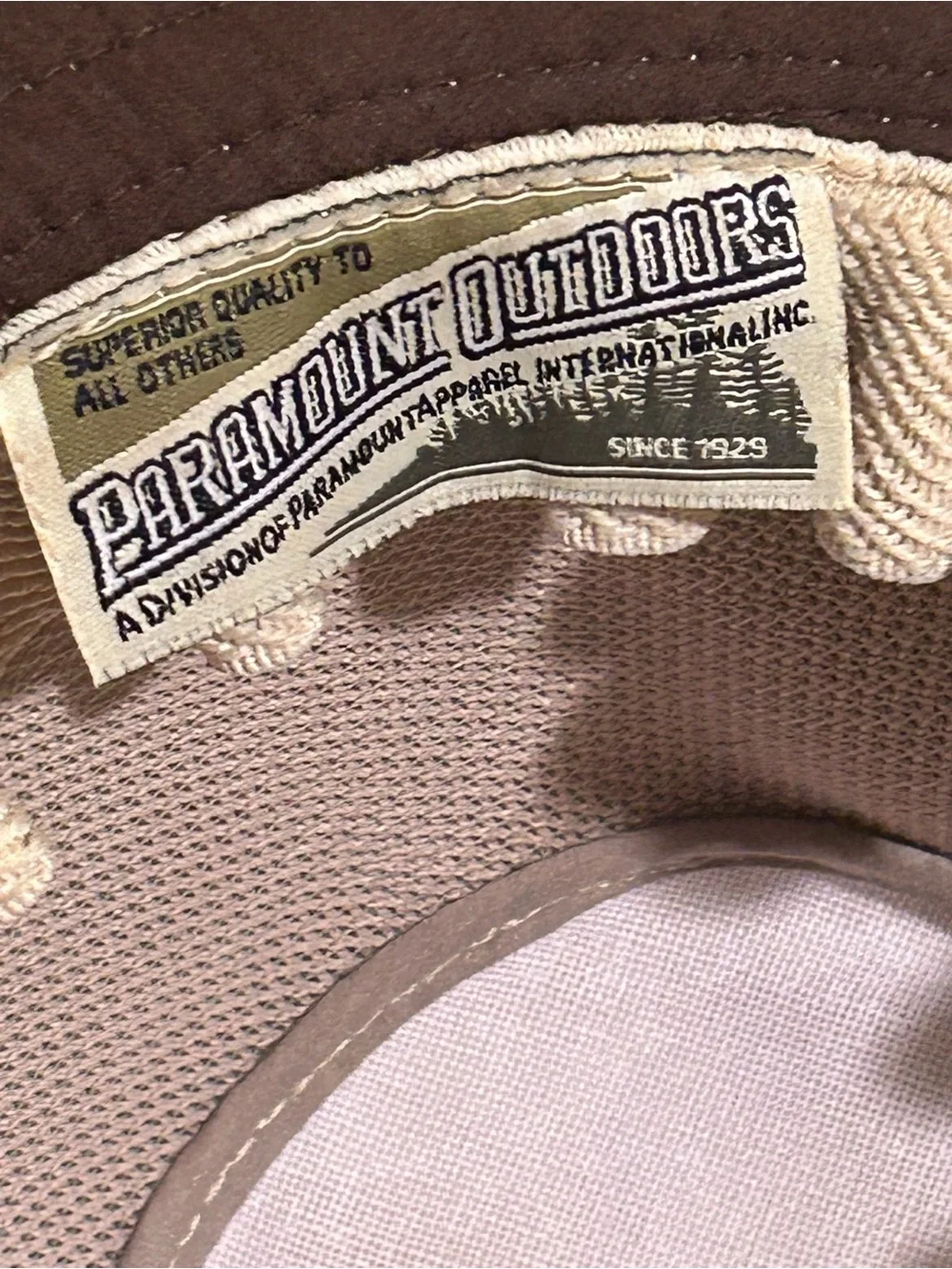 Paramount Outdoors Team Realtree Mesh Safari Hat Mens OSFM Tan Camo Sun Bucket